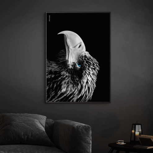 The-Eagle-Sort-Plakatramme-Eg