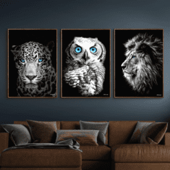 Jaguar-Ugle-Løve-Plakater