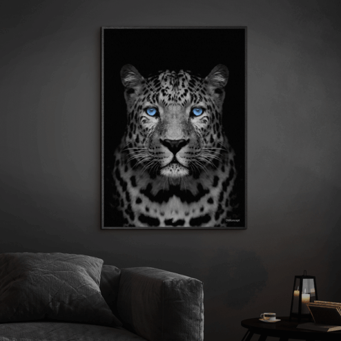 Gepard-Sort-Plakatramme-Eg