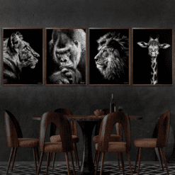Tiger Gorilla Løve Giraf