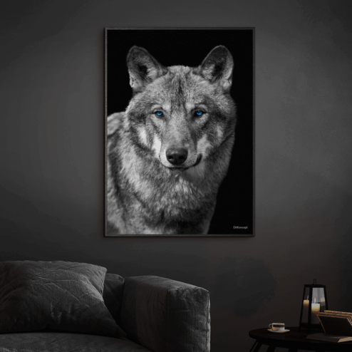 Ulv-Sort-Plakatramme-Eg