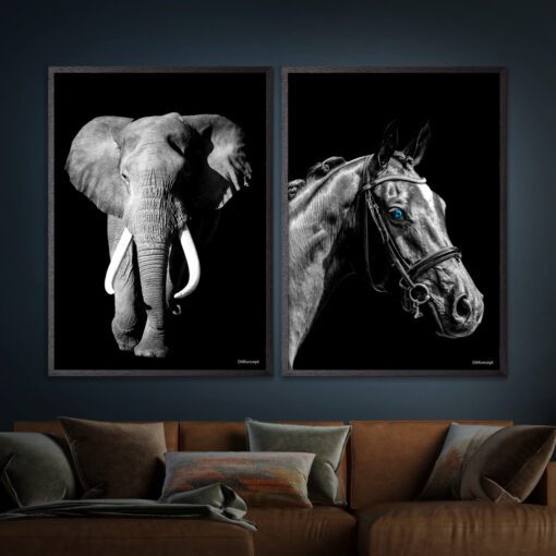 Elefant-Hest