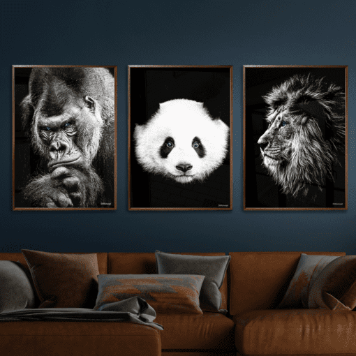 Gorilla-Panda-Løve