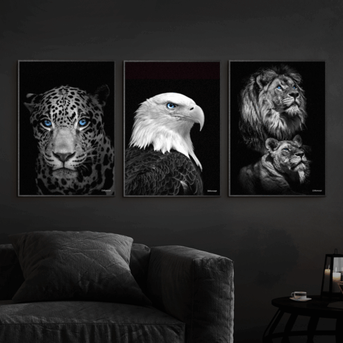 Jaguar-American-Eagle-Power-Couple-Sort-Eg-Plakatrammer