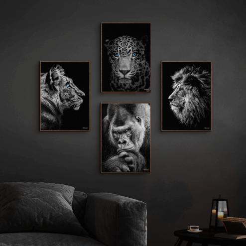 4 stk. valgfri plakater 30x40cm